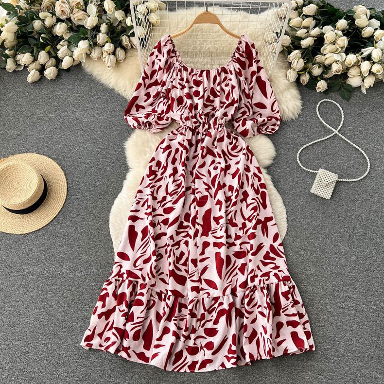 Divena Printed Maxi Dress